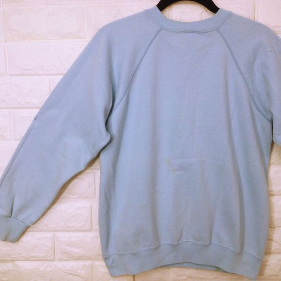Vintage 70s/80s T.Jays USA-made Sweatshirt Novelty Bears Balloons Lady-M Flaws - Picture 9 of 10